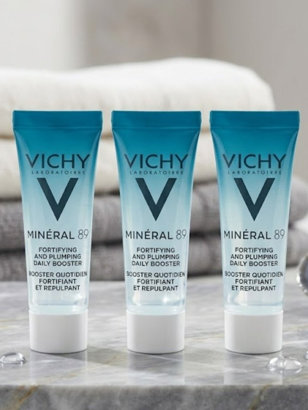Vichy Mineral 89 Fortifying And Plumping Daily Booster 3 x 5ml Mini 🆕